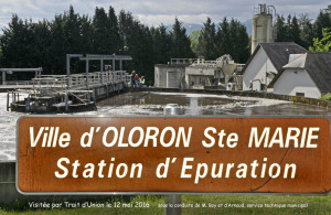 Visite de la station d'épuration d'Oloron-Sainte-Marie. Pour plus de photos suivre le lien