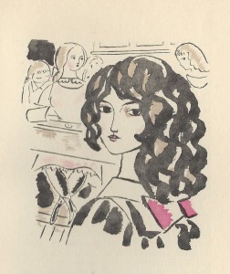 Chas-Laborde, illustration de "Claudine à l'école" 