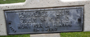 tombe courrèges